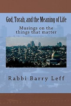 portada god, torah, and the meaning of life (en Inglés)