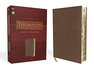 portada Nkjv, Thompson Chain-Reference Bible, Leathersoft, Brown, red Letter, Thumb Indexed (en Inglés)