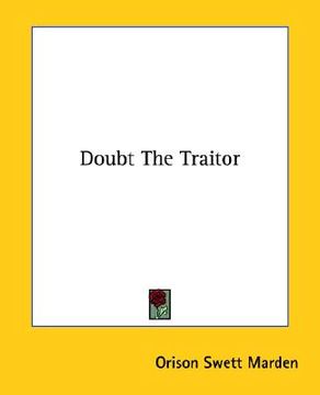 portada doubt the traitor (in English)