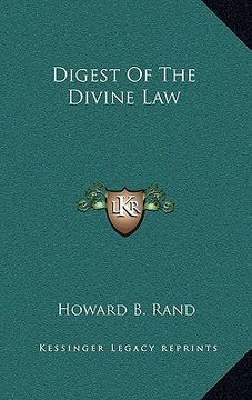 portada digest of the divine law (en Inglés)