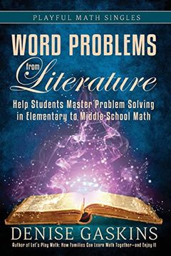 portada Word Problems From Literature: An Introduction to bar Model Diagrams (Playful Math Singles) 