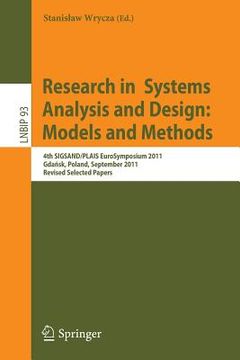 portada research in systems analysis and design: (in English)