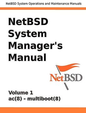 portada netbsd system manager's manual - volume 1 (en Inglés)