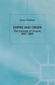 portada Empire and Order: The Concept of Empire, 800-1800 (in English)