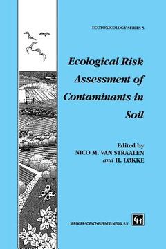 portada Ecological Risk Assessment of Contaminants in Soil (en Inglés)