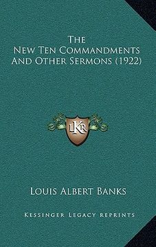 portada the new ten commandments and other sermons (1922)