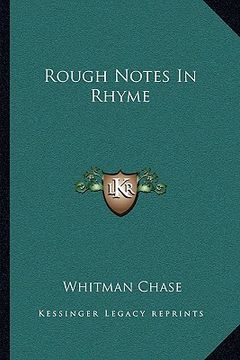 portada rough notes in rhyme (en Inglés)