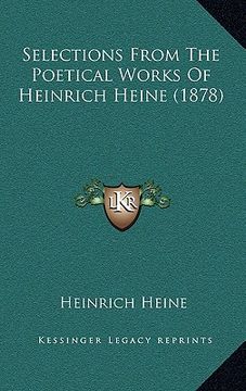 portada selections from the poetical works of heinrich heine (1878) (en Inglés)