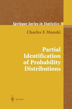portada partial identification of probability distributions