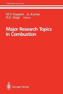 portada Major Research Topics in Combustion (in English)