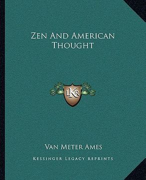 portada zen and american thought (en Inglés)