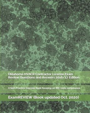 portada Oklahoma HVACR Contractor License Exam Review Questions and Answers 2016/17 Edition: A Self-Practice Exercise Book focusing on IMC code compliance (en Inglés)
