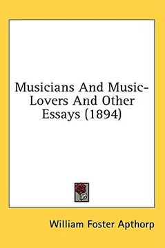 portada musicians and music-lovers and other essays (1894) (in English)