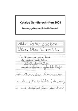 portada Katalog Schülerschriften 2008