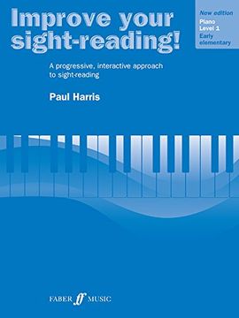 portada Improve Your Sight-Reading! Piano, Level 1: A Progressive, Interactive Approach to Sight-Reading (Faber Edition)