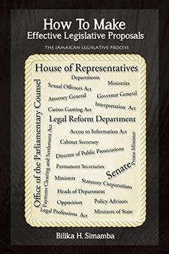 portada How to Make Effective Legislative Proposals: The Jamaican Legislative Process (in English)