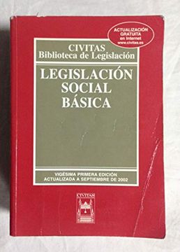 portada Legislacion Social Basica (21ª Ed. )