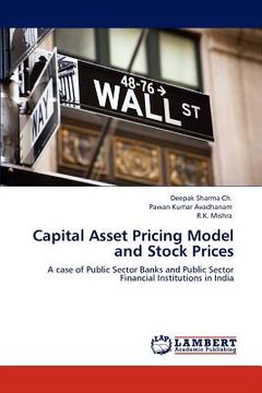 portada capital asset pricing model and stock prices (en Inglés)