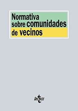 portada Normativa Sobre Comunidades De Vecinos (Derecho - Biblioteca De Textos Legales)