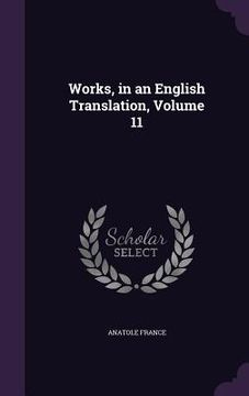 portada Works, in an English Translation, Volume 11 (en Inglés)