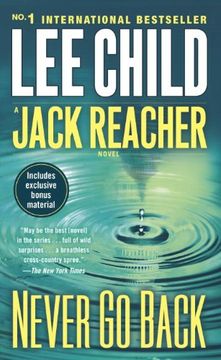 portada Never go Back- a Jack Reacher Novel 