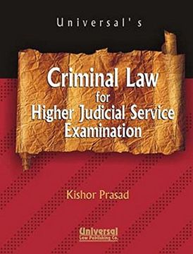 portada Universal's Criminal law for Higher Judicial Service Examination