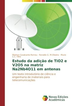 portada Estudo da adição de TiO2 e V2O5 na matriz Na2Nb4O11 em antenas
