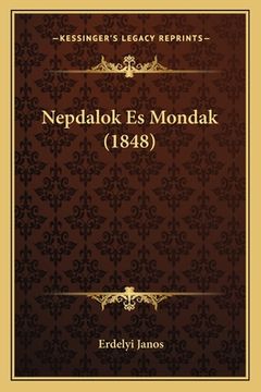 portada Nepdalok Es Mondak (1848) (en Húngaro)