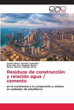 portada Residuos de Construcción y Relación Agua (in Spanish)