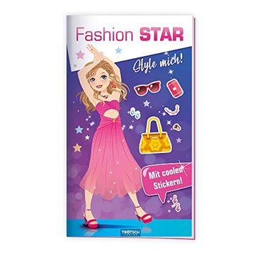 portada Tr? Tsch Malbuch Stickermalbuch Fashion-Star Filmstar (en Alemán)