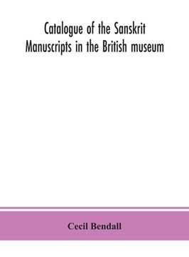 portada Catalogue of the Sanskrit manuscripts in the British museum