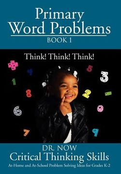 portada primary word problems book 1: critical thinking skills (in English)