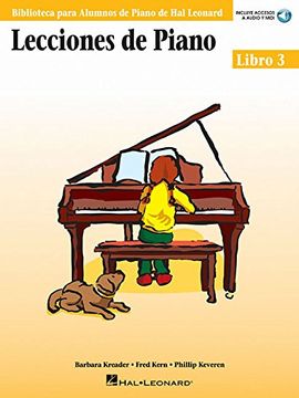 portada Piano Lessons Book 3 - Book/Cd Pack - Spanish Edition: Spanish Edition: (en Inglés)
