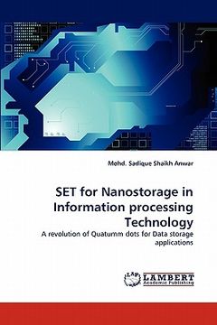 portada set for nanostorage in information processing technology (en Inglés)