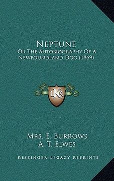 portada neptune: or the autobiography of a newfoundland dog (1869) (in English)