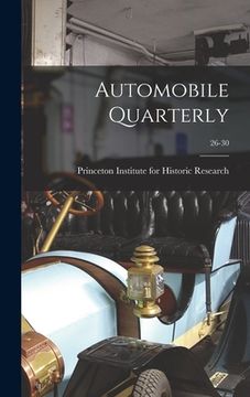 portada Automobile Quarterly; 26-30 (en Inglés)