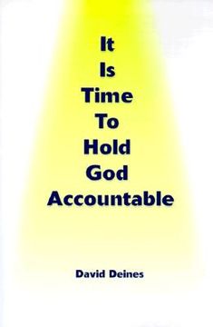 portada it is time to hold god accountable (en Inglés)