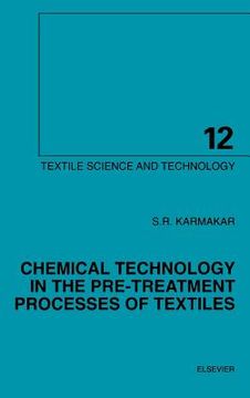 portada chemical technology in the pre-treatment processes of textiles (en Inglés)