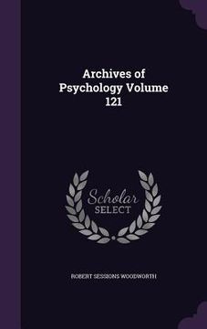 portada Archives of Psychology Volume 121 (in English)