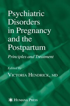 portada psychiatric disorders in pregnancy and the postpartum: principles and treatment (en Inglés)