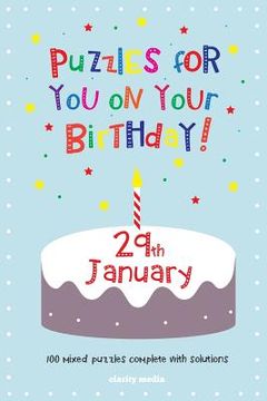 portada Puzzles for you on your Birthday - 29th January (en Inglés)