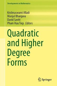 portada Quadratic and Higher Degree Forms (Developments in Mathematics)