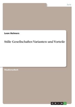 portada Stille Gesellschafter. Varianten und Vorteile (in German)