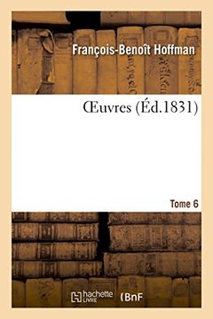 portada Oeuvres Tome 6 (Litterature) (French Edition)