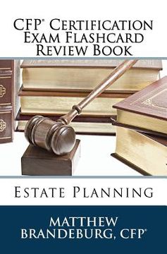 portada CFP Certification Exam Flashcard Review Book: Estate Planning (2019 Edition) (en Inglés)