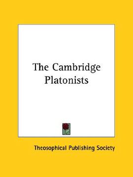 portada the cambridge platonists (en Inglés)