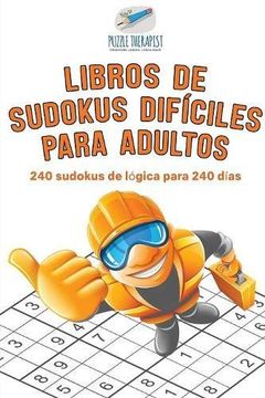 portada Libros de Sudokus Difíciles Para Adultos | 240 Sudokus de Lógica Para 240 Días