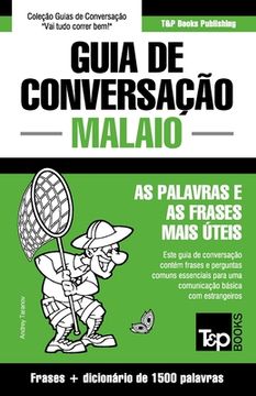 portada Guia de Conversação Português-Malaio e dicionário conciso 1500 palavras (en Portugués)