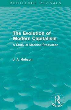 portada The Evolution of Modern Capitalism (Routledge Revivals) (en Inglés)