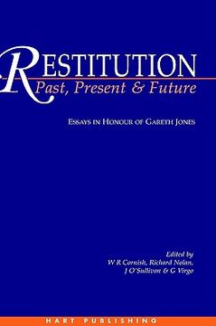 portada restition: past present and future (en Inglés)
